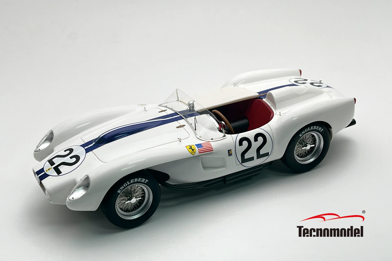 Ferrari 250 TR Ponton-Fender Le Mans 24h 1958 Team Ed Hugus 7°place car #22 Driver: E. Hugus - E. Erickson 