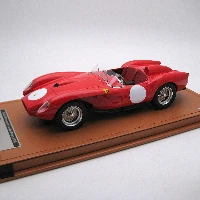 Ferrari 250 TR Pontoon-Fender Press Clienti Corsa 1958 Rosso Corsa - White Circle