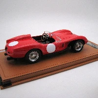 Ferrari 250 TR Pontoon-Fender Press Clienti Corsa 1958 Rosso Corsa - White Circle