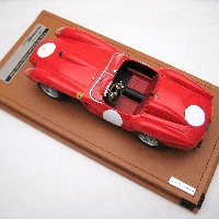 Ferrari 250 TR Pontoon-Fender Press Clienti Corsa 1958 Rosso Corsa - White Circle