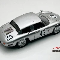 Porsche 356B Carrera GS GT Sebring 12h 1964 car #43 11°place Driver: B.Pon - J.Buzzetta