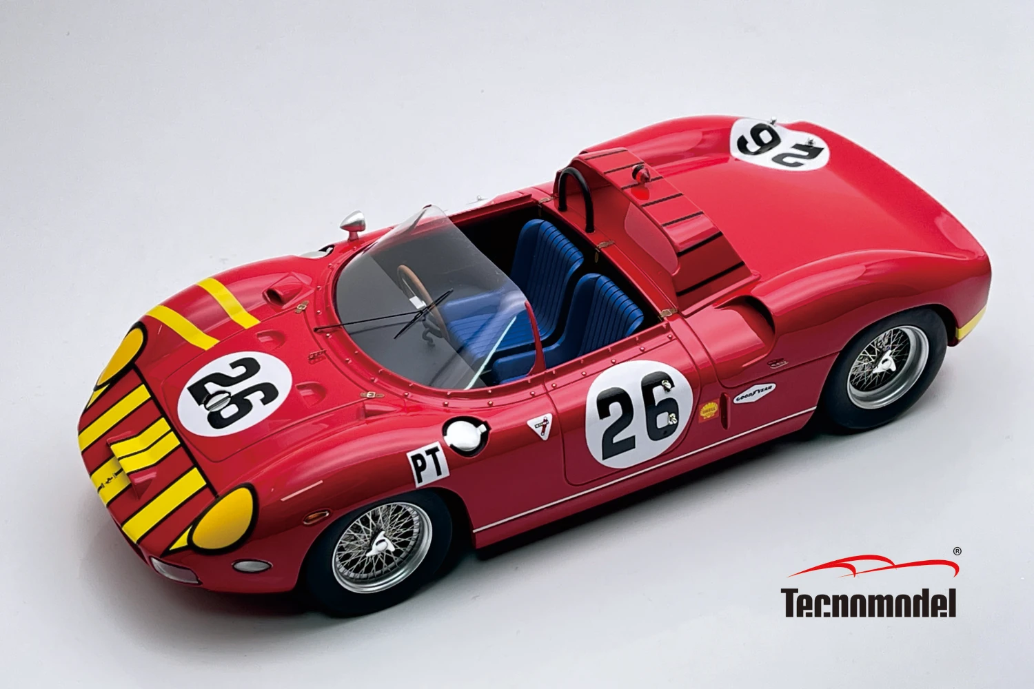 Ferrari 330 P Sebring 12h 1965 car #26 Scuderia Bear 34° place Driver B. Grossman - S. Hudson 