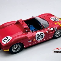 Ferrari 330 P Sebring 12h 1965 car #26 Scuderia Bear 34° place Driver B. Grossman - S. Hudson 