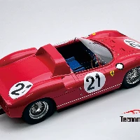 Ferrari 275P Le Mans 24h 1964 car #21 SEFAC DNF Driver M. Parkes - L. Scarfiotti