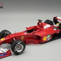 Ferrari F1 2000 Winner German GP Driver Rubens Barrichello Raining tires