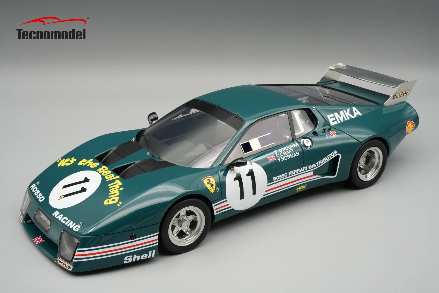 Ferrari 512BB/LM Silverstone 6h 1980 Rosso Ltd. car #11 7° place Driver:  S. O'Rourke - C. Craft - V. Norman 