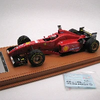 Ferrari F310 1996 Spain GP Raining Tyres Driver Eddie Irvine 