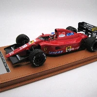 Ferrari 642 F1 1991  British GP Driver Jean Alesi Raining Tyres