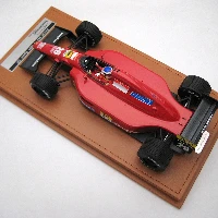 Ferrari 642 F1 1991  British GP Driver Jean Alesi Raining Tyres