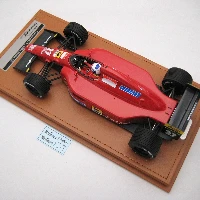 Ferrari 642 F1 1991 Imola GP Driver Alain Prost Raining Tyres