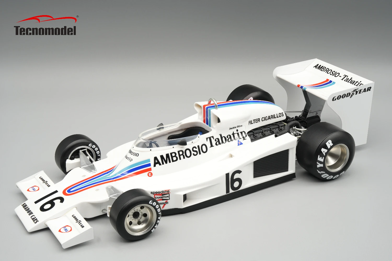 Shadow DN8 1977 Sweden GP Driver Jackie Oliver car #16