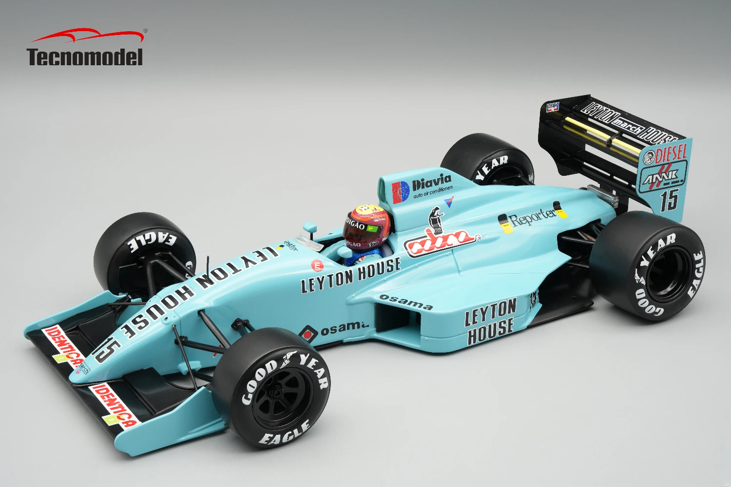 March 881 1988 Italy GP Driver Mauricio Gugelmin SHOWCASE INCLUDED