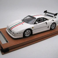 Ferrari 288 GTO Evoluzione 1985 white Italian flag stripe