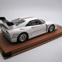 Ferrari 288 GTO Evoluzione 1985 white Italian flag stripe