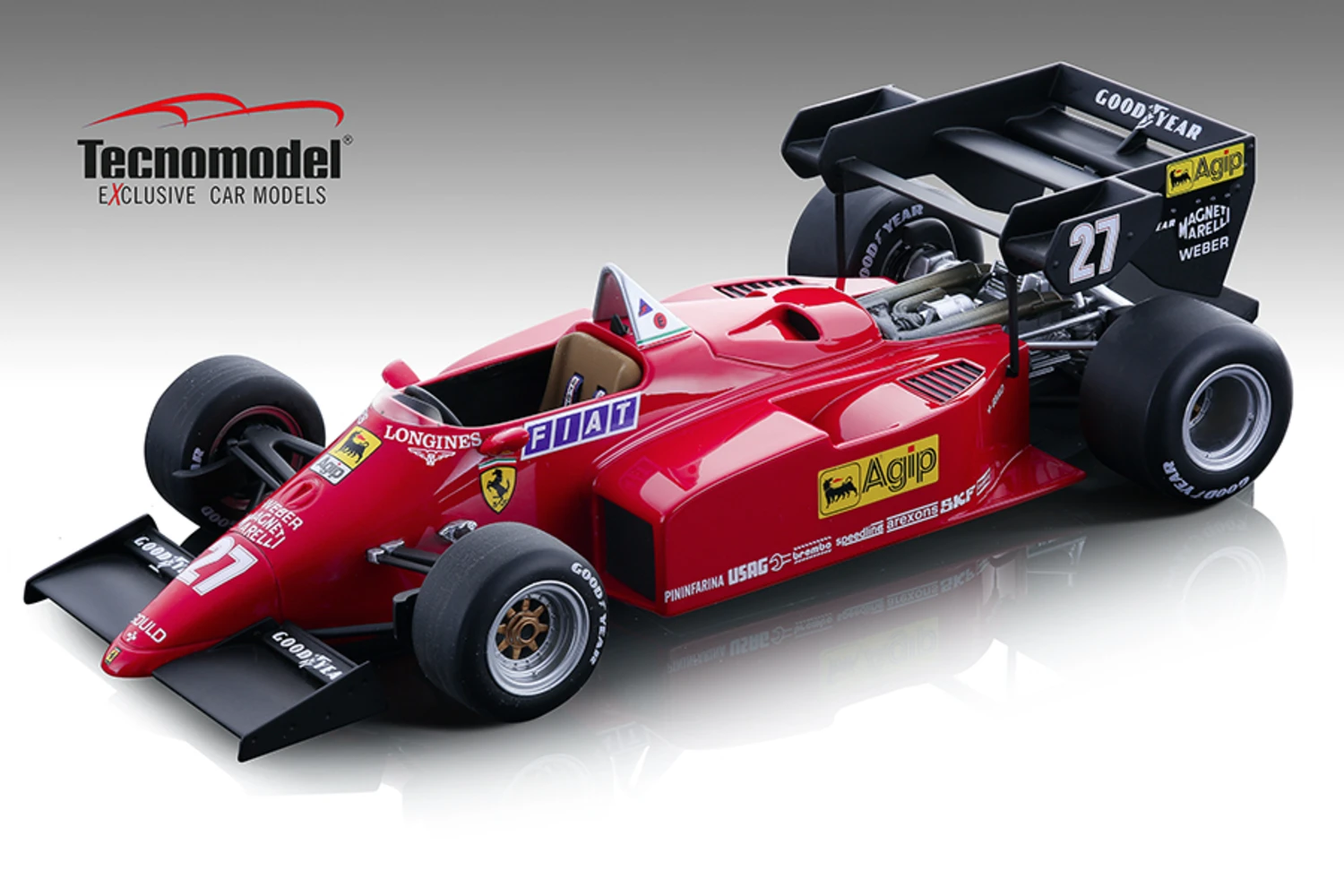 Ferrari 126 C4-M2 1984 European Gp Driver M. Alboreto 2nd Place  car # 27 