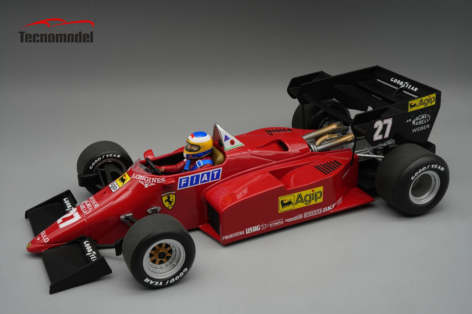Ferrari 126 C4-M2 1984 European Gp Driver M. Alboreto 2nd Place  car # 27 