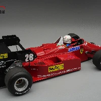 Ferrari 126 C4-M2 1984 European Gp Driver R. Arnoux  car @ 28