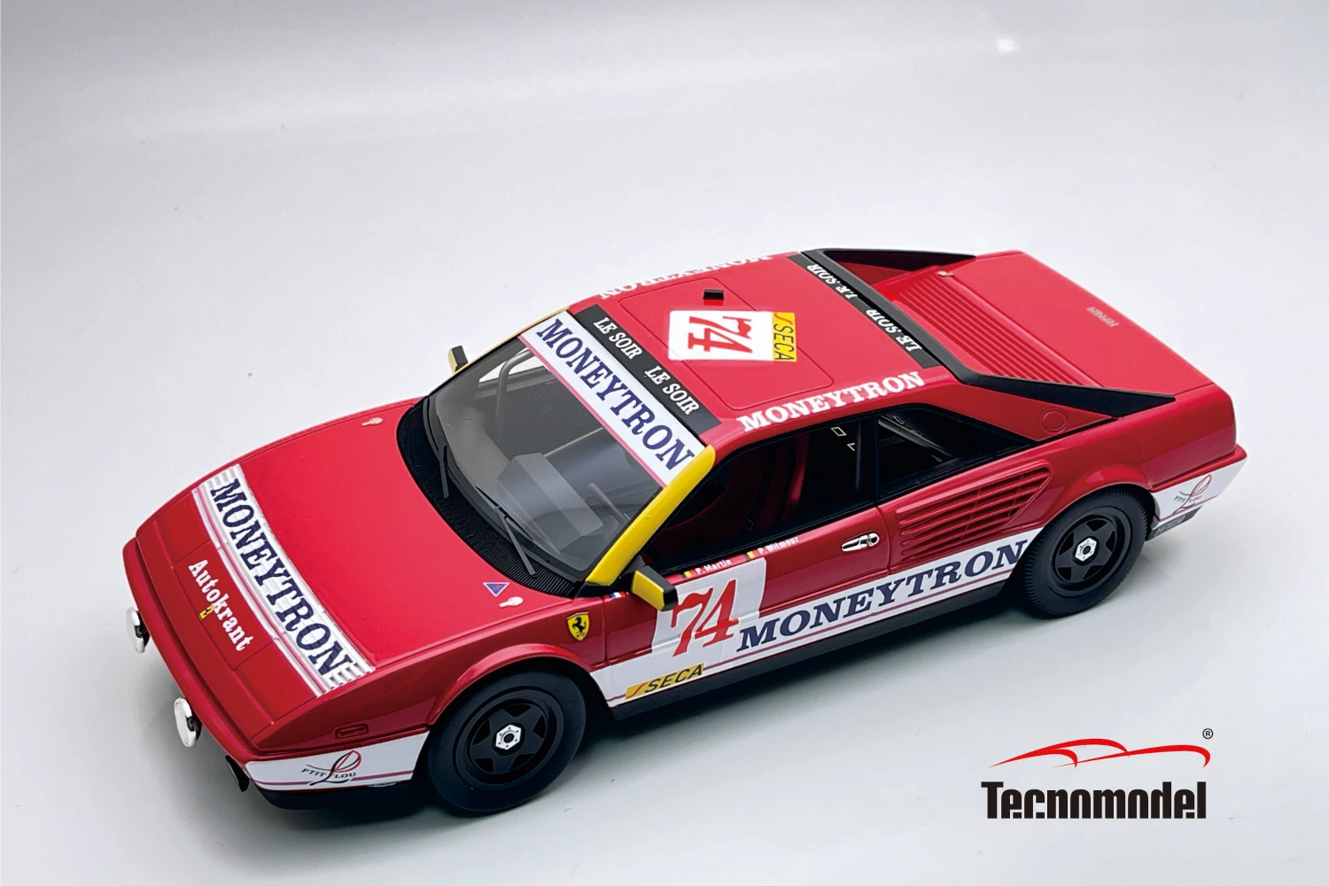 Ferrari 308 Mondial 3.2 SPA 24h 1989 car #74 Driver: M. Bianchi - P. Witmeur - P. Martin  DNF