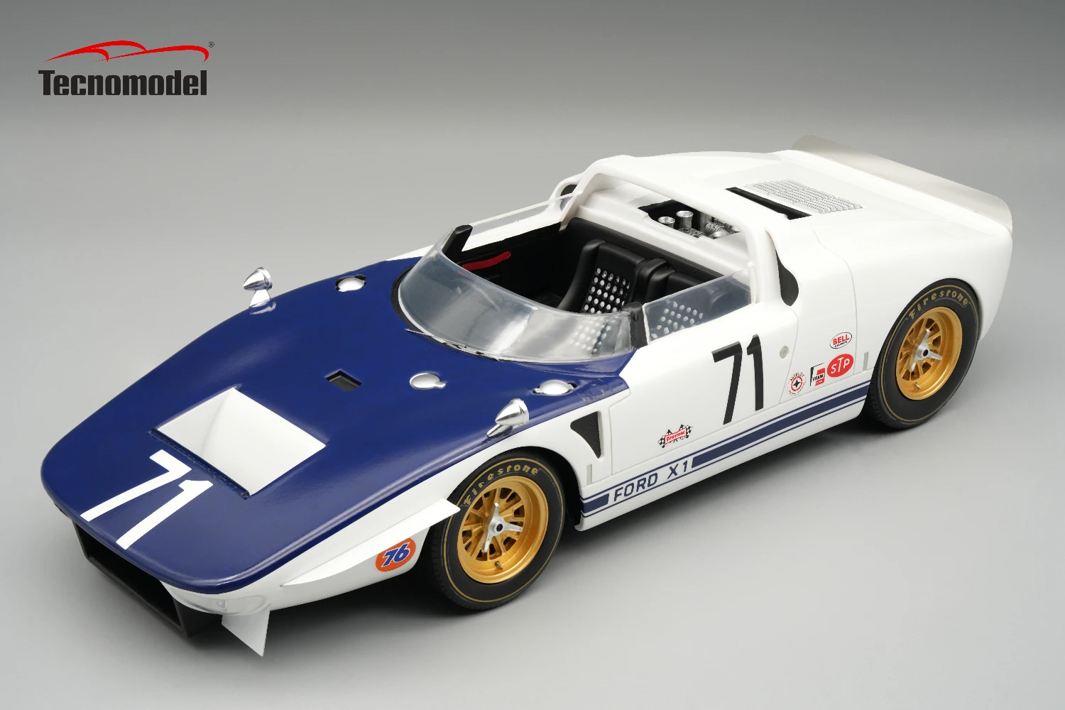 Ford GT 40 Roadster X1 1965 Rivesride Driver: C. Amon Car #71