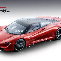 McLaren Speedtail Metalli Red
