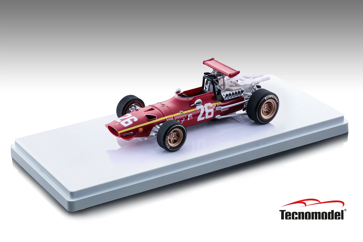 TM43-18A Ferrari 312 F1/68 GP di Francia 1968 car #26 Driver: J.Ickx