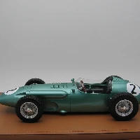 Aston Martin DBR4 1959 British GP 6th Place car #2 Driver Roy Salvadori