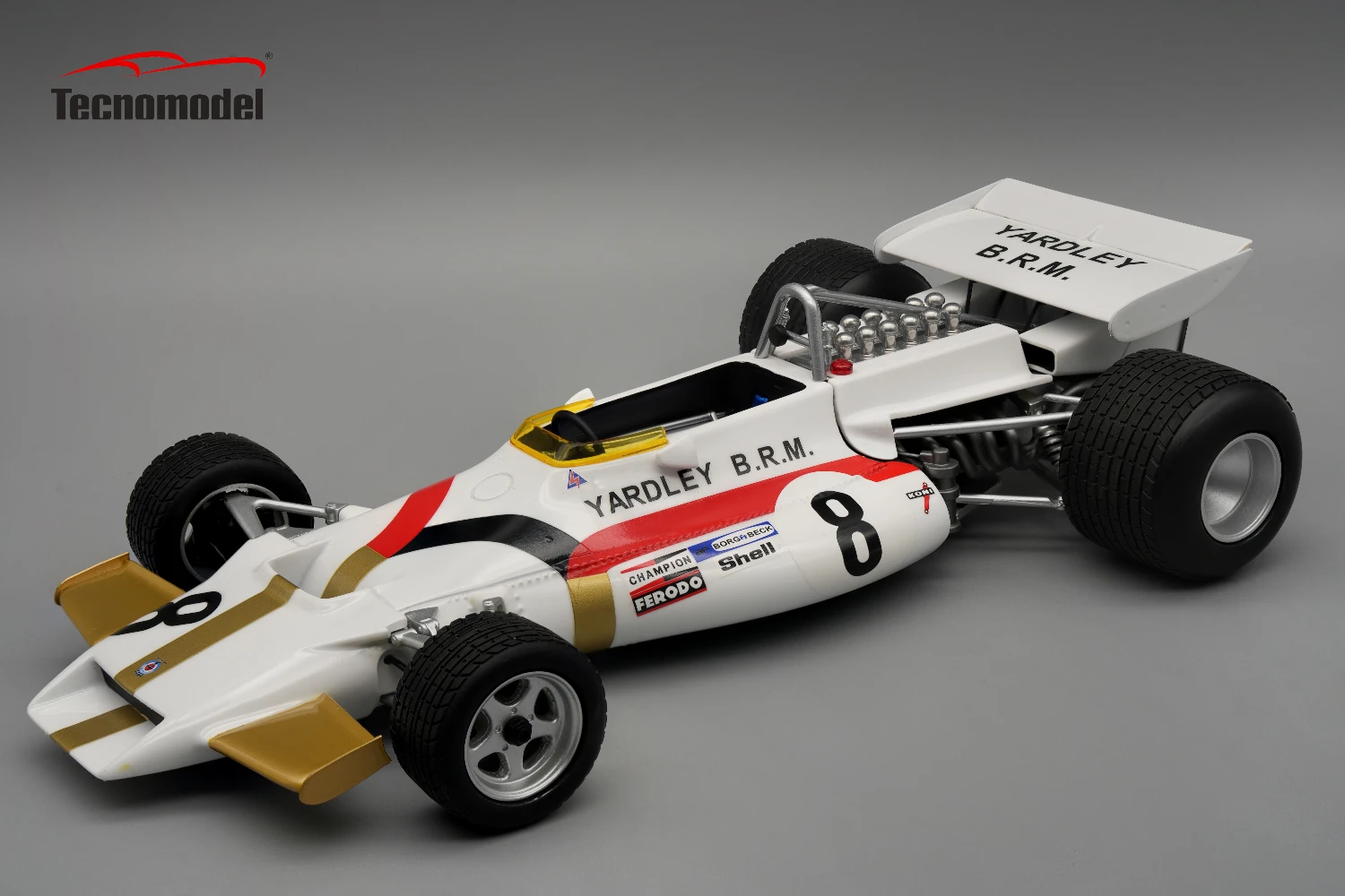 BRM P160 1971 2nd Place Ducth GP car #8 Driver Pedro Rodriguez