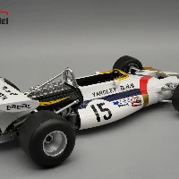 BRM P160 1971 Monaco GP car #15 Driver Pedro Rodriguez
