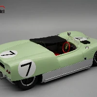 Lotus 19 1961 Winner USAC Road Racing Championship Laguna Seca GP car #7 Driver Stirling Moss