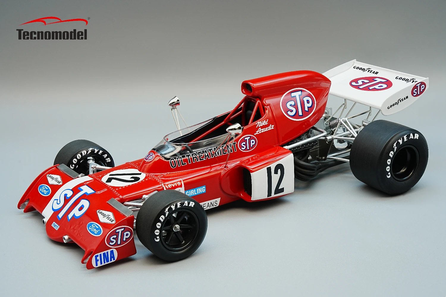 March 721X 1972 Belgium GP Driver Niki Lauda Car #12