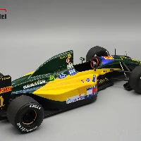 TM18-227B Lotus 107 1992 French GP car #11 Driver Mika Hakkinen
