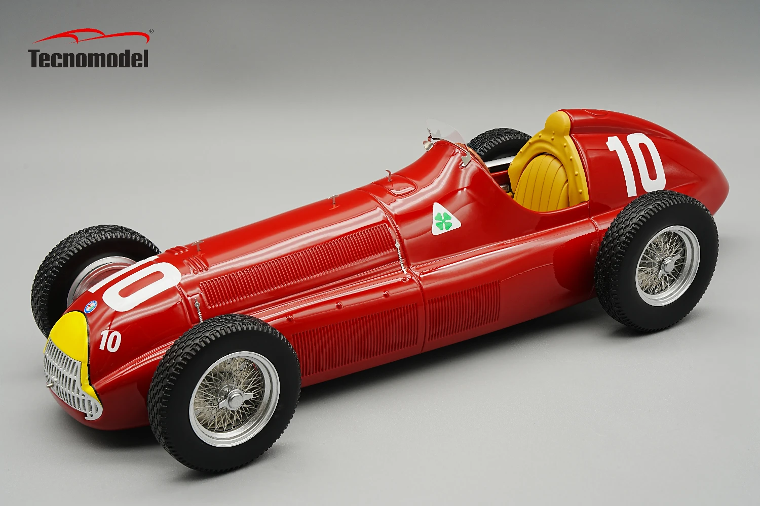 Alfa Romeo 158 Belgium GP 1950 car #10 Driver Manuel Fangi