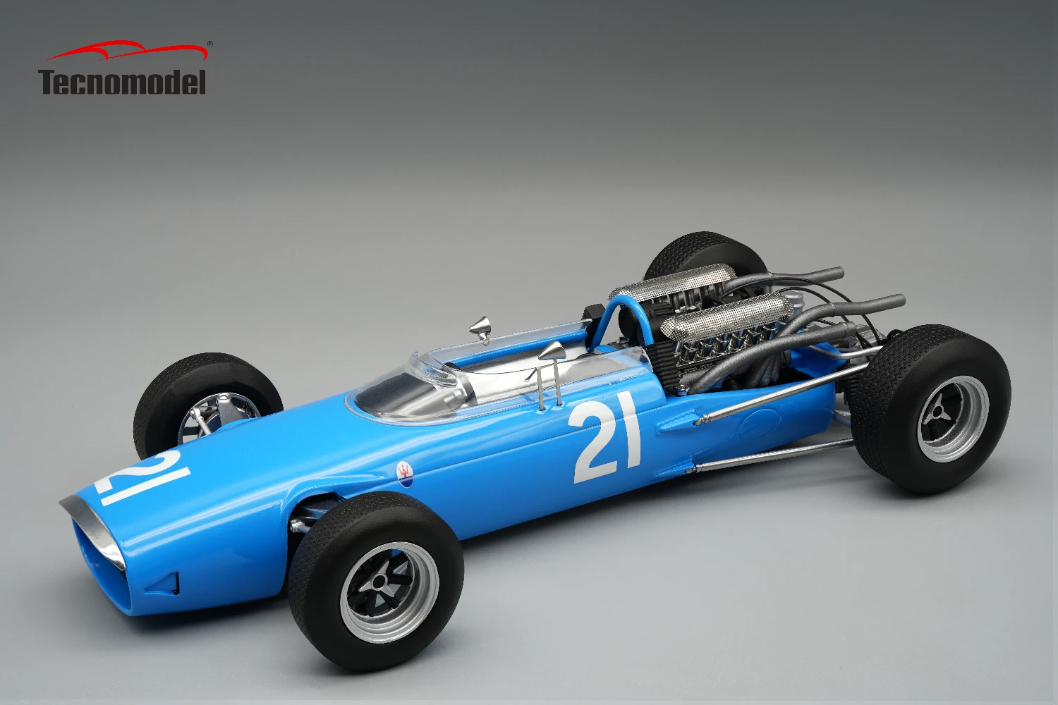 Cooper Maserati F1 T81 1966 Monaco GP car #21 Driver Guy Ligier
