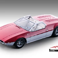 De Tomaso Mangusta Spyder Bi-Colour Metallic Red and Silver 1966