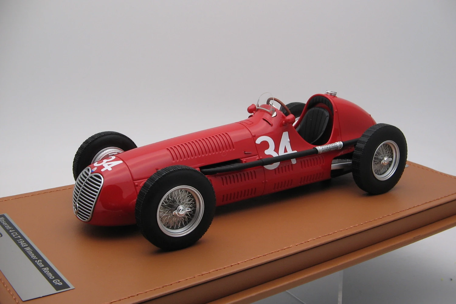 Maserati 4CLT San Remo GP 1948 car #34 WINNER Driver A. Ascari