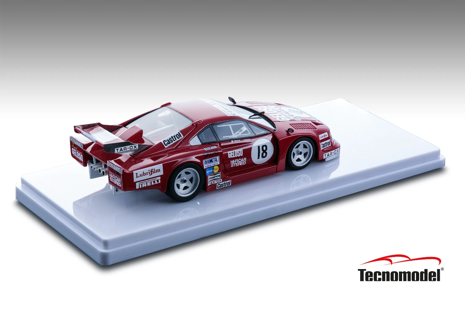 TM43-50C Ferrari 308 GTB Turbo Silverstone 6 hours 1981 DNF Drivers: Carclo Facetti - Martini Finotto