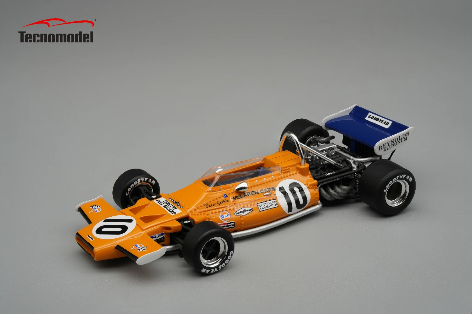 TM43-60A Mclaren M19A French GP Driver Peter Gethin 1971 car #10