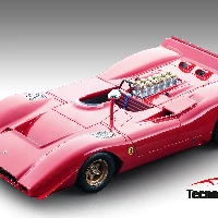 Ferrari 612P Can-Am press. red 1969