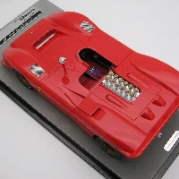 Ferrari 612P Can-Am press. red 1969