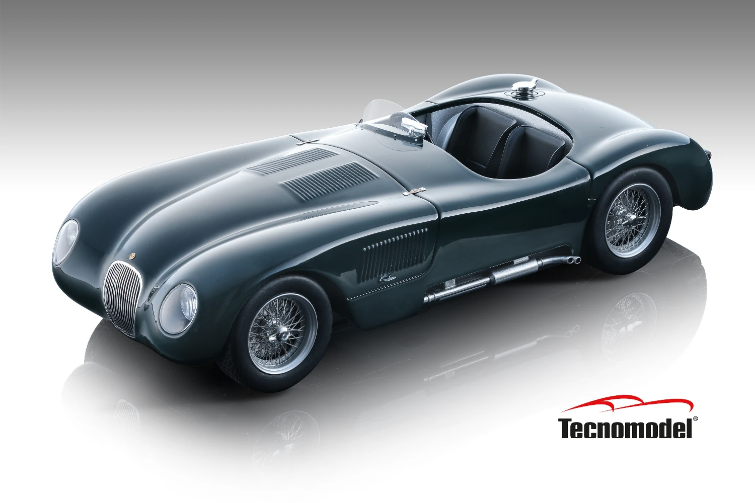 Jaguar C-Type press British Racing Green 1953