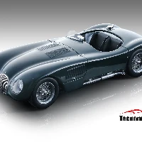 Jaguar C-Type press British Racing Green 1953