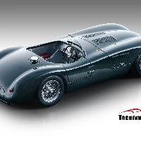 Jaguar C-Type press British Racing Green 1953
