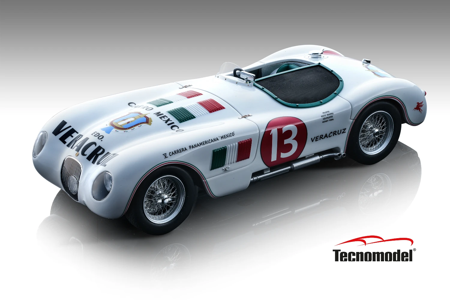JAGUAR - C-TYPE N 13 RALLY CARRERA PANAMERICANA 1953-1954 F.IBARRA - F.PINAL
