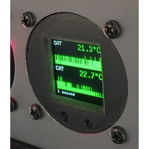 Aeronautical thermometer carburetor air temperature outdoor air temperature