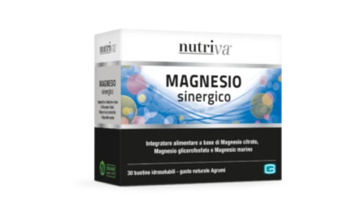 MAGNESIO sinergico 30 + 30 buste idrosolubili  OFFERTA BI-PACK