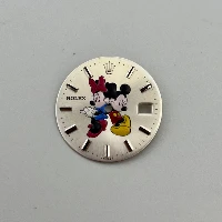 Rolex Oyster Date Precision Mickey Mouse Silver Topolino