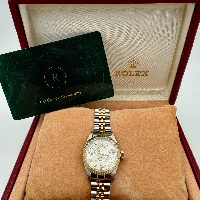 Rolex Lady Datejust 26mm acciaio oro Bianco Brillanti