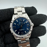 Rolex Air King Blu  Ghiera Godronata 