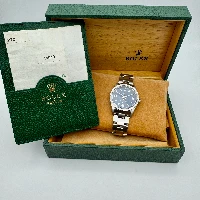 Rolex Air King Blu  Ghiera Godronata 