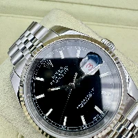 Rolex Datejust 36mm Nero Indici Jubilee